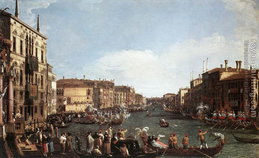 Canaletto : Regatta on the Grand Canal